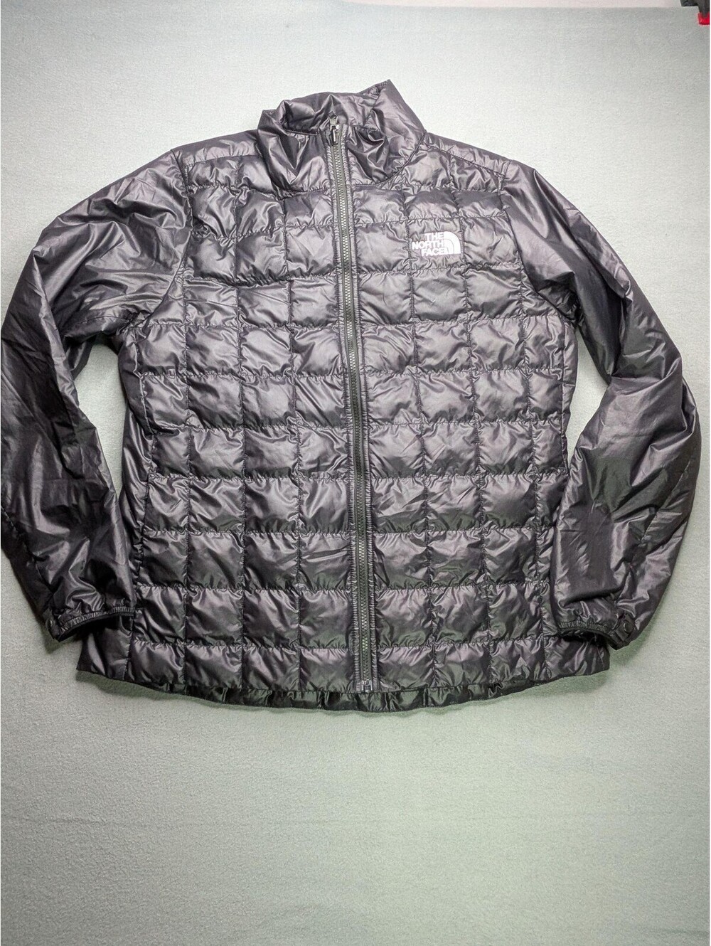 The North Face Jacket Womens XL Black ThermoBall Eco Quilted Puffer Full Zip